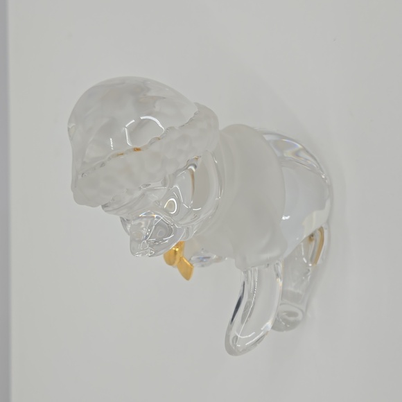 Disney Lenox Crystal & Gold Figure Pooh from Winnie the Pooh Rare Xmas special - Picture 9 of 13